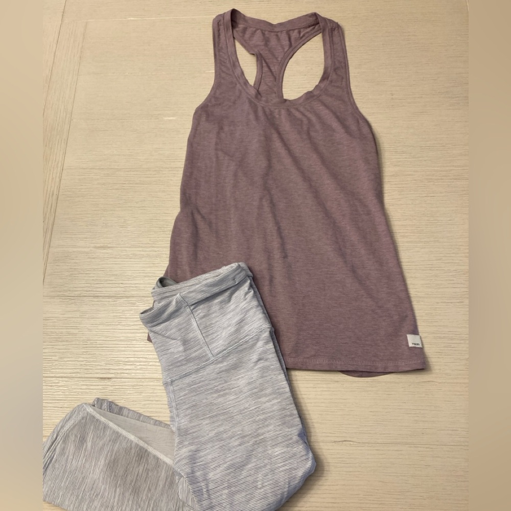 Vuori Lux Performance Tank rose color/size S - Picture 8 of 9